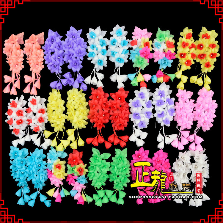 和平小姐鬓花头饰小花头花 好六朵