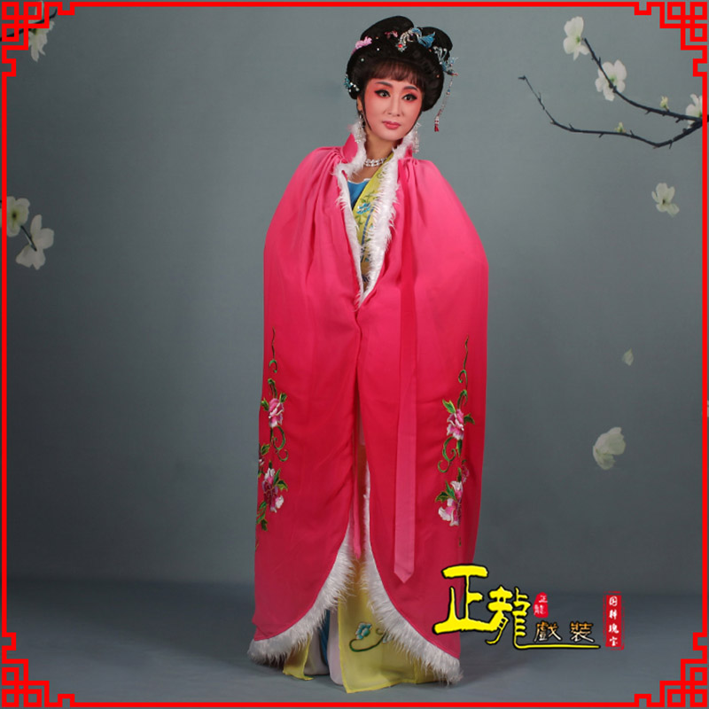 和平小花旦绣花斗篷 花旦披风