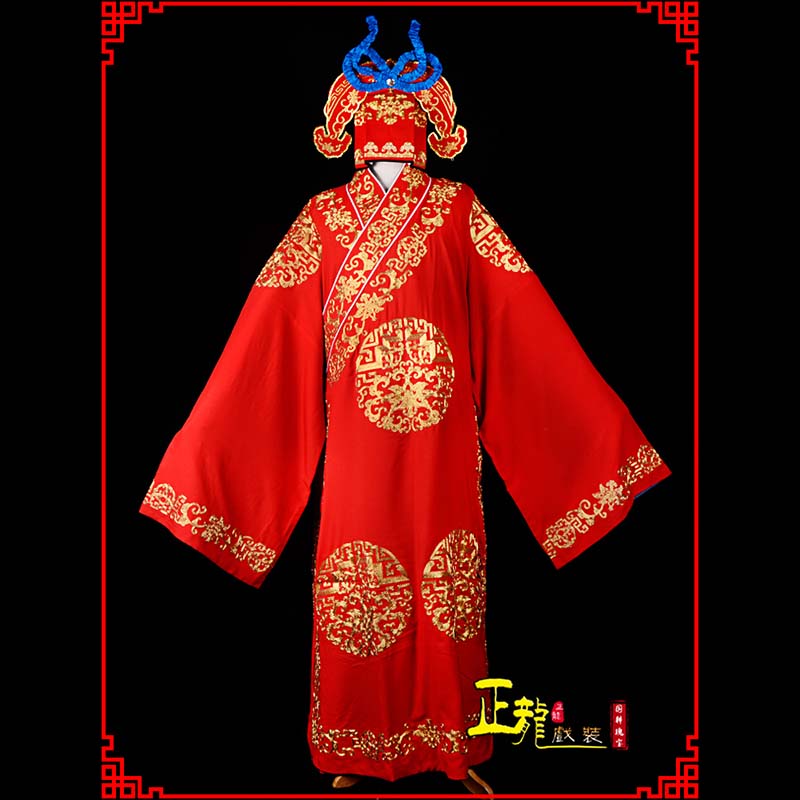 和平武生服装软绉全金武生衣